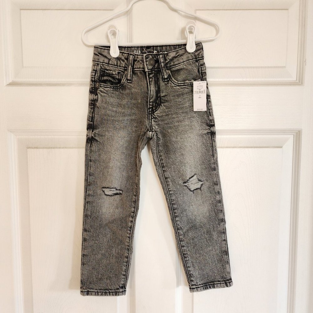 Little Girls Gap Girlfriend gray jeans/ 5 slim